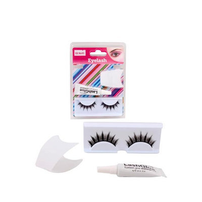 Alltopbargains Eyelash Lashes Set Applicatior Waterproof Glue 4G False Extensions Kit Makeup!