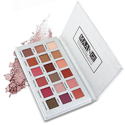 Matte Eyeshadow Palette Hosamtel Fashion 18 Colors Luxury Golden Matte Nude Eye Shadow Palettes Eye Shadow Makeup Set