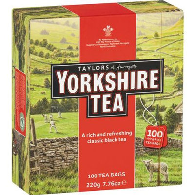 Brand Of Britain Llc Taylors of Harrogate Yorkshire Tea, 7.76 oz, 100 pack, (Pack of 4)