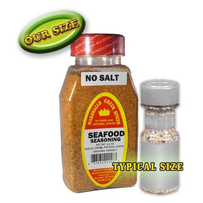 Marshalls Creek Spices Refill Pouch Seafood No Salt Seasoning, 11 Ounce