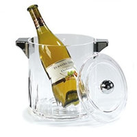 Carlisle IG24507 Ice Bucket with Handles and Lid, Diamond-Cut Acrylic, 4.5-qt. Capacity, 7.11