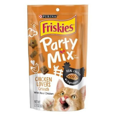 Friskies Party Mix Chicken Lovers Cat Treats - 2.1oz