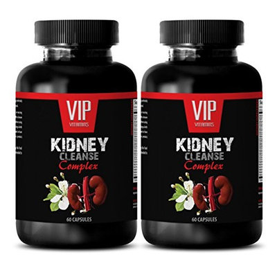 Frequent urination men - KIDNEY CLEANSE COMPLEX - Blood pressure help - 2 Bottles 120 Capsules