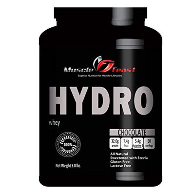 Muscle Feast Hormone Free Grass Fed Hydrolyzed Whey Protein (Chocolate, 2lb)
