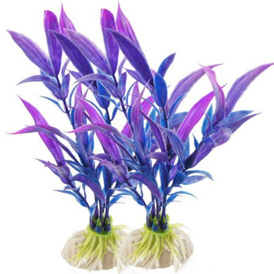 Aquarium Emulational Blue Purple Plants 5.9