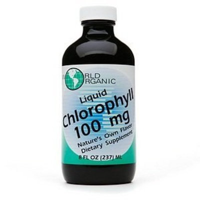 World Organic - Chlorophyll Liquid 100mg, 8 oz liquid
