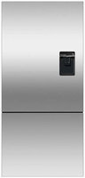 Fisher & Paykel RF170BRPUX6 Bottom Mount Counter Depth Refrigerator with 17.6 Cu. Ft. Total Capacity Ice and Water Dispenser Right Hinged Door Door Storage and Pocket