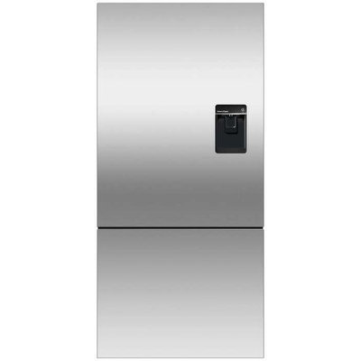 Fisher & Paykel RF170BRPUX6 Bottom Mount Counter Depth Refrigerator with 17.6 Cu. Ft. Total Capacity Ice and Water Dispenser Right Hinged Door Door Storage and Pocket