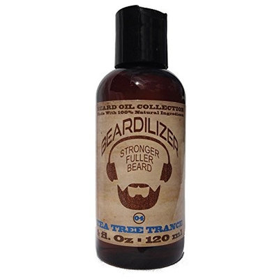 Beardilizer Beard Oil Collection - #4 Tea Tree Trance 4 Oz - Made with 100% Natural Ingredients