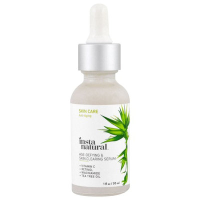 InstaNatural, Age-Defying & Skin Clearing Vitamin C Facial Serum with Retinol + Salicylic Acid, 1 fl oz (30 ml)