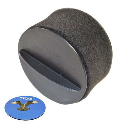 HQRP Circular Filter Set for Bissell 68C7 series 2140, 68C71, 68C7C, 68C7R, 68C7S, 68C7U, 68C7V, 68C7W, 68C7X, 68C7Y, 68C7Z PowerForce Helix Turbo Upright Vacuum + HQRP Coaster