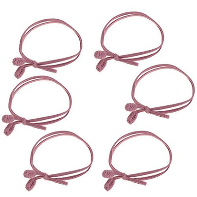 Fityle 6 Piece New Beauty Women Elastic Hair Bands Ponytail Holder Rubber Rope Gum Rubber Band