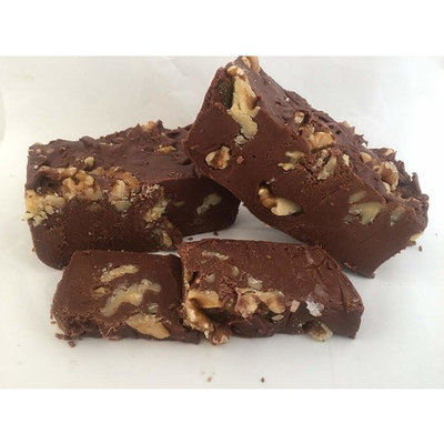 Uncle Butchs Creamy Smooth Chocolate Walnut Fudge 1/2 Pound