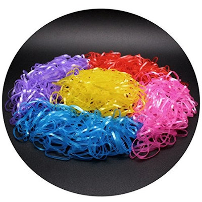 Fashion & Lifestyle 1000 Pcs Boutique Baby Girls Hair Ties Ponytail Holders - Stretchy Elastic Hair Rubber Bands Top Knots Braids Dreadlocks Styling Accessories for Toddlers Kids Teens