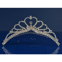 SparklyCrystal Princess Bridal Wedding Tiara Comb 48105