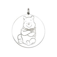 Gemaffair 925 Sterling Silver Disney Winnie the Pooh Charm Pendant - 31mm