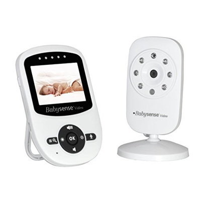 Babysense Video Baby Monitor with LCD Display, Digital Camera, Infrared Night Vision, Two Way Talk Back, Temperature Monitoring, Lullabies, Long Range and...