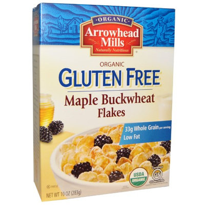Arrowhead Mills, Organic Maple Buckwheat Flakes, Gluten Free, 10 oz (pack of 12)