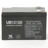 UB12120 12V 12AH Sealed Lead Acid Battery (SLA) .250 TT