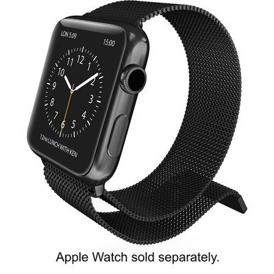 X-Doria - Watch Strap for Apple Watch 42mm - Charcoal