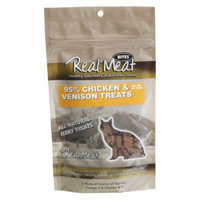 Real Meat Company 30504 3oz - Chicken and Venison Treats Cat