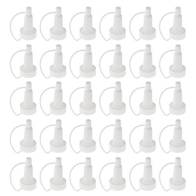 MagiDeal 30x Squeeze Bottle Replacement Tip Caps Tops Eye Dropper Nozzle Dispenser