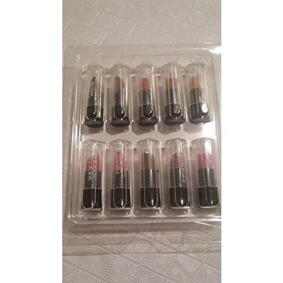 Avon New True Color Perfectly Matte Lipstick Bullet Samples 10 Colors Assorted Pack 2