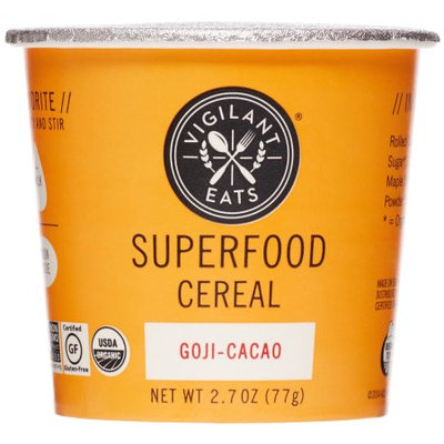 Vigilant Eats Organic Superfood Cereal Goji-Cacao - 2.7 oz