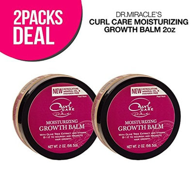 Dr. Miracle's Curl Care Moisturizing Growth Balm 2oz (2-Pack)