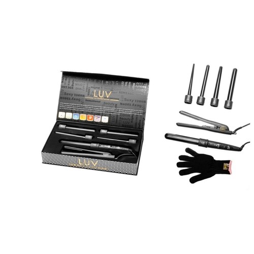LUV 8 Piece Interchangeable Curler and Styling Iron 