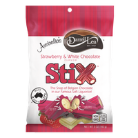 Darrell Lea 964334 Liquorice Stix Strawberry White Chocolate 8 Count