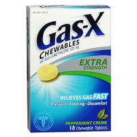 Gas-X Gas Relief 125 mg Strength Chewable Tablet 18 per Box