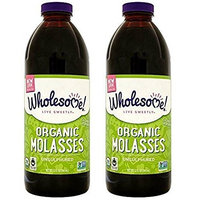 Wholesome Sweeteners - Organic Molasses Unsulphured - 32 Fl Oz (Pack of 2)