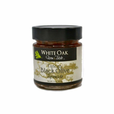 White Oak Farm and Table Tuscan Black Olive Tapenade, 7.3 Ounce