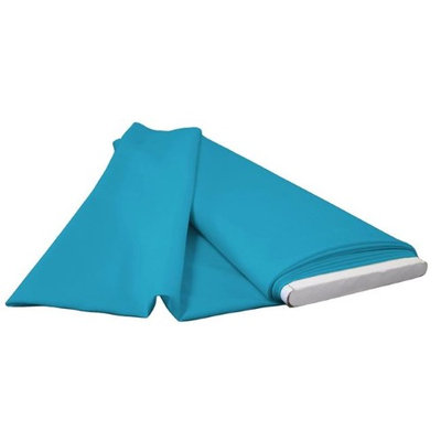 LA Linen PopBolt-10Yrd-TurquoiseDrkP52 10 Yards Polyester Poplin Flat Fold Dark Turquoise