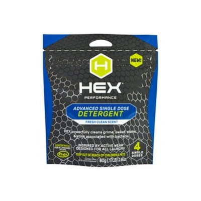 HEX Performance Fresh Clean Scent Advanced Single Dose Laundry Detergent - 4ct
