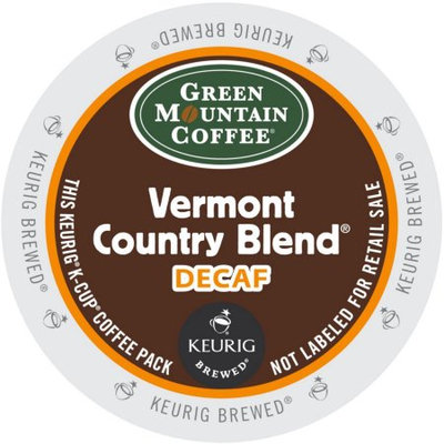 Green Mountain Vermont Country Blend Decaf Coffee, K-Cup Portion Pack for Keurig Brewers