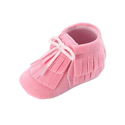 For 0-18Months Girls Boys,Clode® Cute Baby Girl Faux Suede Double-Deck Tassels Shoes Toddler Soft Sole Sneakers Casual Shoes