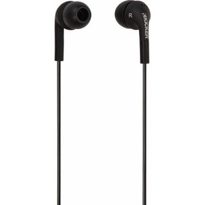 Kicker Flow Noise Isolation In-Ear Monitors, Black