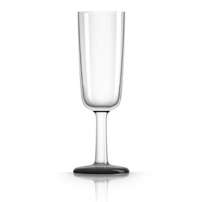 Marc Newson PM813 Flute Glass with Nonslip Base White