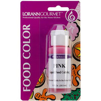 Lorann Oils Liquid Food Color 1oz-Pink