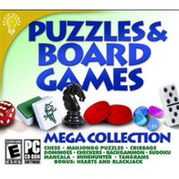 On Hand Software Puzzles & Board Games Mega Collection