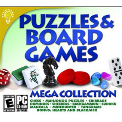 On Hand Software Puzzles & Board Games Mega Collection