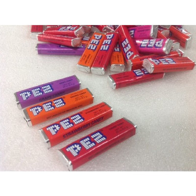 Pez Candy Refills Pez Rolls Assorted Flavors 1 pound bulk pez refills