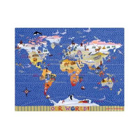 Play N Placemat Tropical Lagoon Travel Placemat
