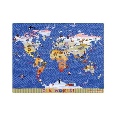 Play N Placemat Tropical Lagoon Travel Placemat