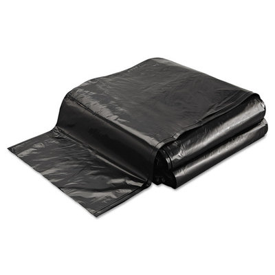 FlexSol Linear Low-Density Ecosac, 40 x 48, 45-Gallon, 1.0 Mil, Black