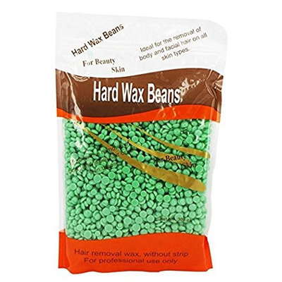 Miss Flora Green Tea Hair Removal Hard Wax Beans Lavender Depilatory for Man and Woman Hair Remove, 300g