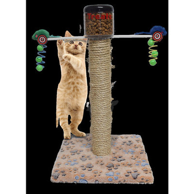 Exercise Pet Toy Cat Food Dispenser Slow Feed Interactive Feeder Prevents Overeating