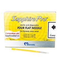 4 Prong FLAT Needles for MEI-CHA SAPPHIRE PRO/ELITE Permanent Makeup Machine Cosmetic Tattoo tools disposable needles permanent makeup supplies 50 pcs